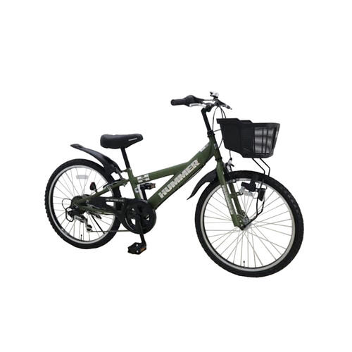 HUMMER 22インチ 子供用自転車 6段切替 マウンテンバイク