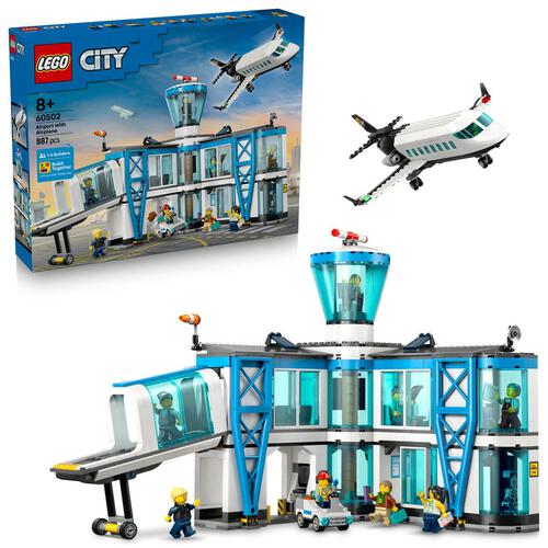 レゴ LEGO シティ 空港ターミナルと飛行機 60502｜おもちゃ 玩具 誕生日 プレゼント ブロック 8歳 9歳 10歳