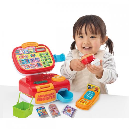 おさつスイスイ！セルフでピピッ♪ アンパンマンレジスターDX クリスマスプレゼント 2歳 3歳 4歳