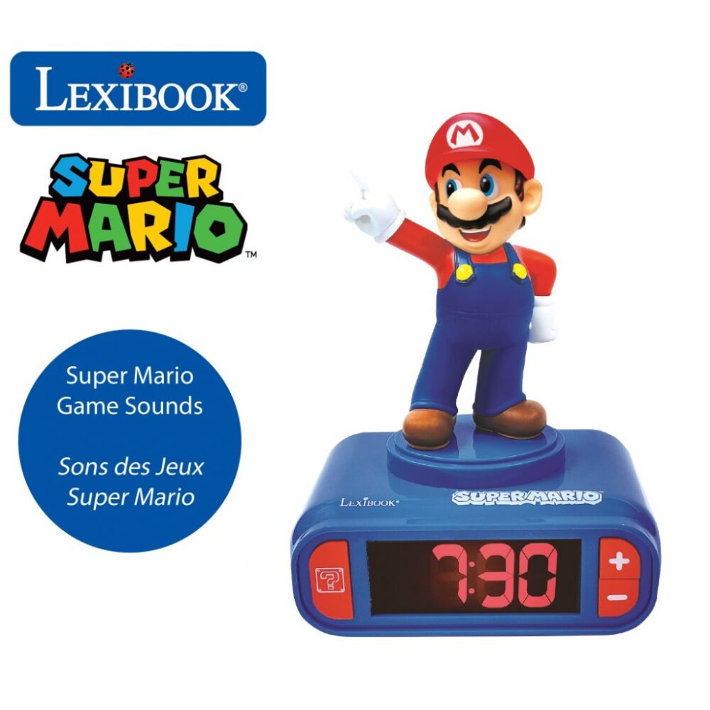 マリオワールド　目覚まし時計　当時物 マリオワールド 目覚まし時計 当時物 喋る！レトロなスーパーマリオの