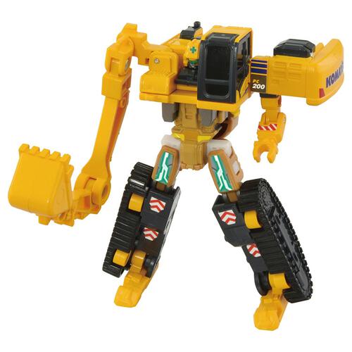 トミカ ジョブレイバー TJB06 ビルドブレイバー コマツ 油圧ショベル PC200