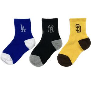 MLB 3足組ソックス(ブルー×15-20cm)
