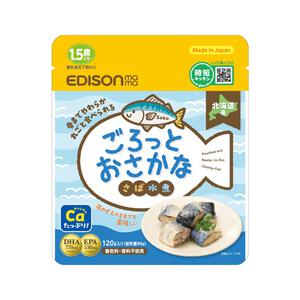 EDISONmama エジソンママ おさかなゴロっとパウチ さばの水煮【キッズフード ベビーフード】【1.5歳頃～】