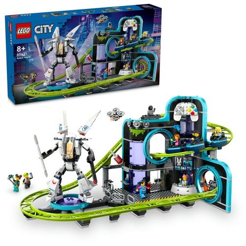 レゴ(LEGO) シティ レゴシティのロボットワールド ジェットコースター 