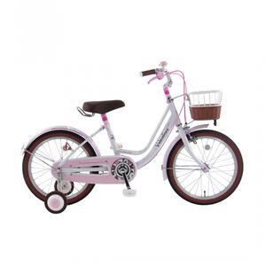 18インチ 身長105～115cm 子供用自転車 バレンタインキッズ（ホワイト）白 女の子 トイザらス限定 かわいい