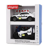 ライト＆サウンド ポリスカー＆ポリスバイク2台セット トイザらス限定  3歳 4歳 5歳