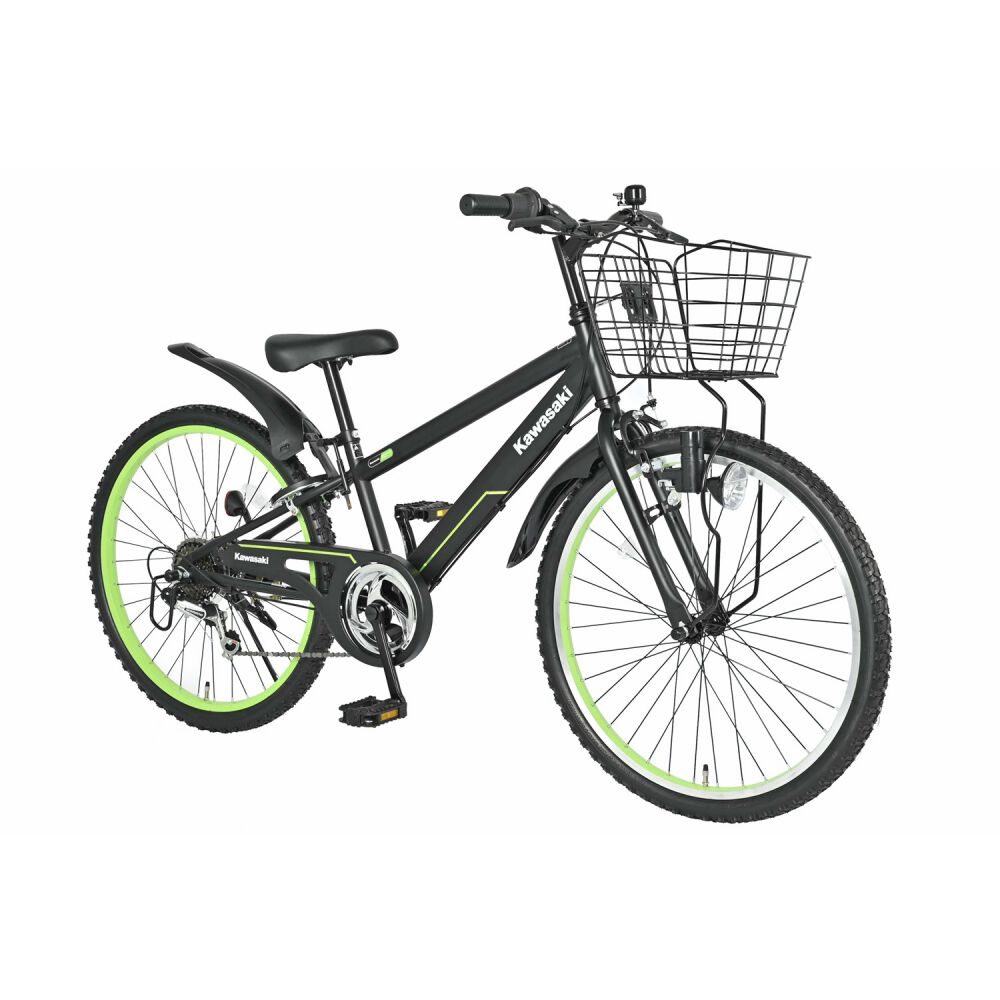 24インチ 身長125cm～140cm 子供用自転車 カワサキジュニア CTB