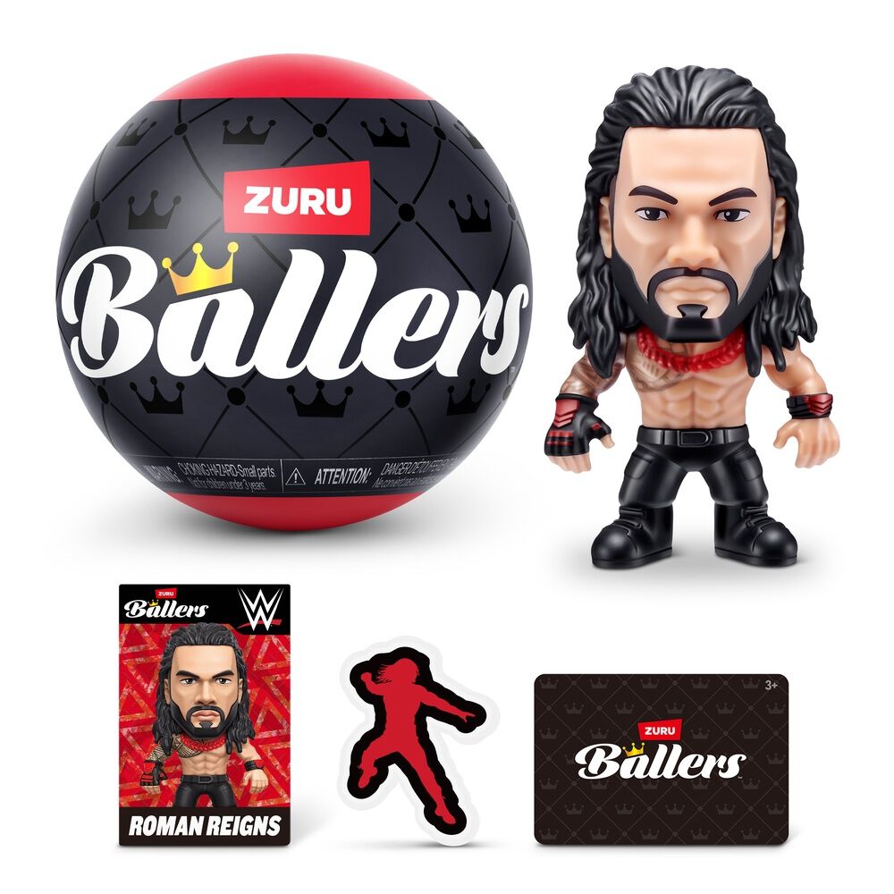 プロレス フィギュア WWF Bad Boysシリーズ 6体セット(未開封) BALLERS WWE シリーズ1 ボーラーズ【種類ランダム】プロレス ミニ