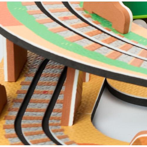 やわらかマットの上で走る！ダイナソートレインセット トイザらス限定