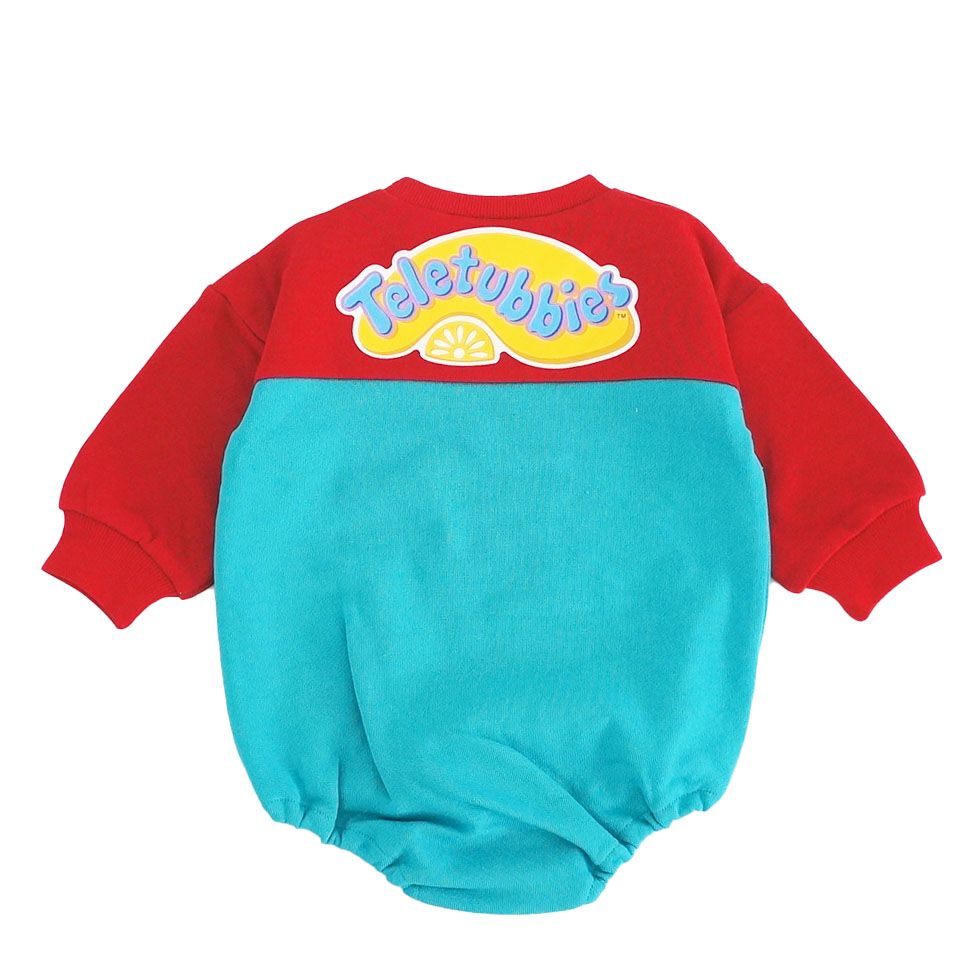 テレタビーズ】長袖ダルマボディスーツ ラグラン グリーン×80cm