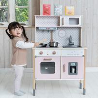 木製おしゃれな北欧風キッチン トイザらス限定 おままごと クリスマスプレゼント 3歳 4歳 5歳