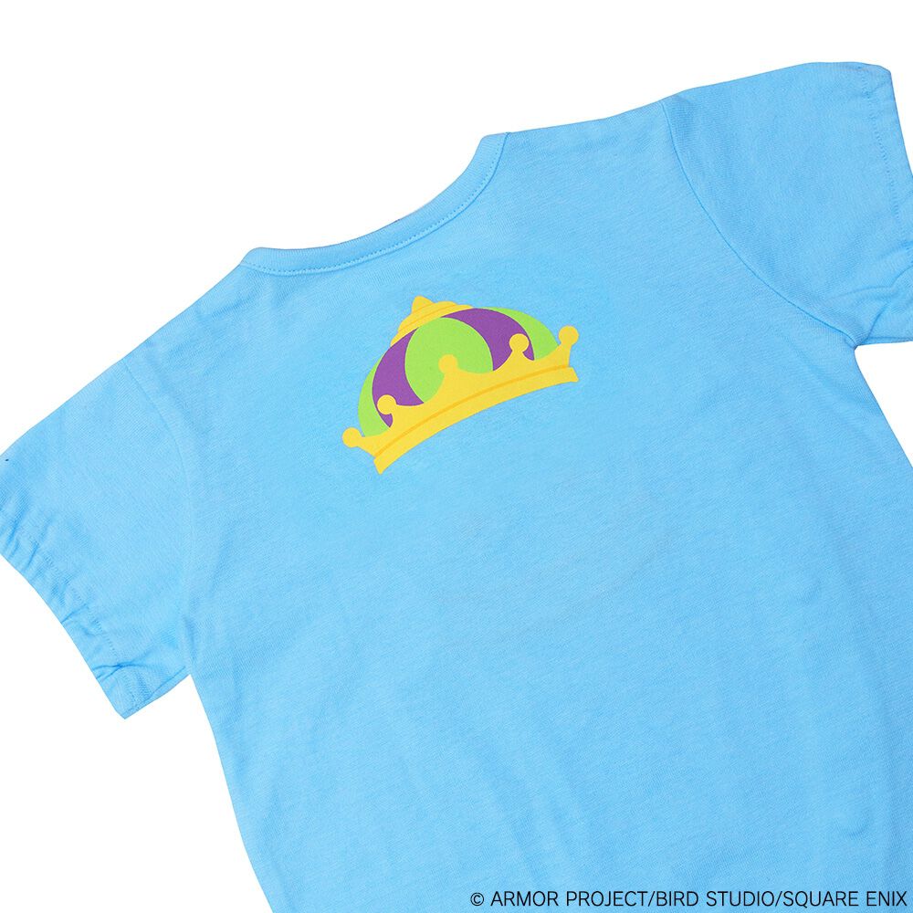 ドラクエベビー＆キッズ 半袖フィットオール キングスライム(ブルー×60