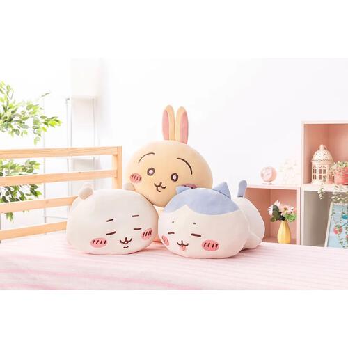 ちいかわ マシュマロみたいな寝そべり抱きぬいぐるみ（ねむねむうさぎ 