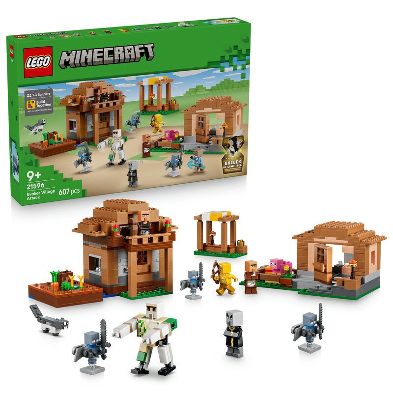 オンライン限定価格】レゴ LEGO マインクラフト エヴォーカーの村襲撃