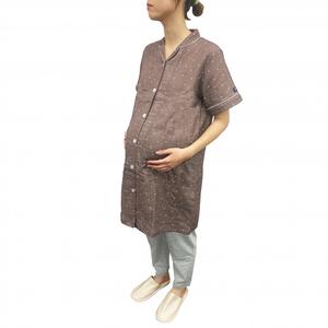 POLO BCS 半袖テーラーパジャマ 二重ガーゼ ドット