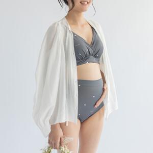Petit jouet for Maternity プティジュエット マタニティブラトップ ハート(チャコール×L MU)