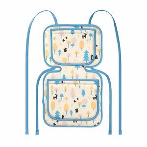 保冷・保温やわらかシート 森のどうぶつ 吸水速乾 【ベビーカーアクセサリー チャイルドシートアクセサリー 熱中症予防 保冷ひんやりグッズ】