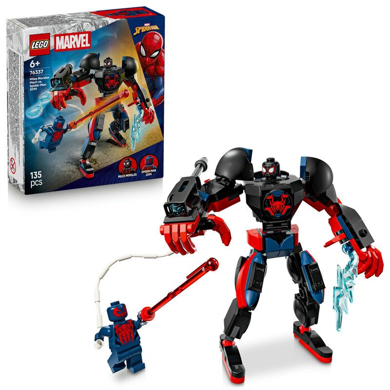 レゴ LEGO マーベル マイルズ・モラレスのメカスーツとスパイダーマン