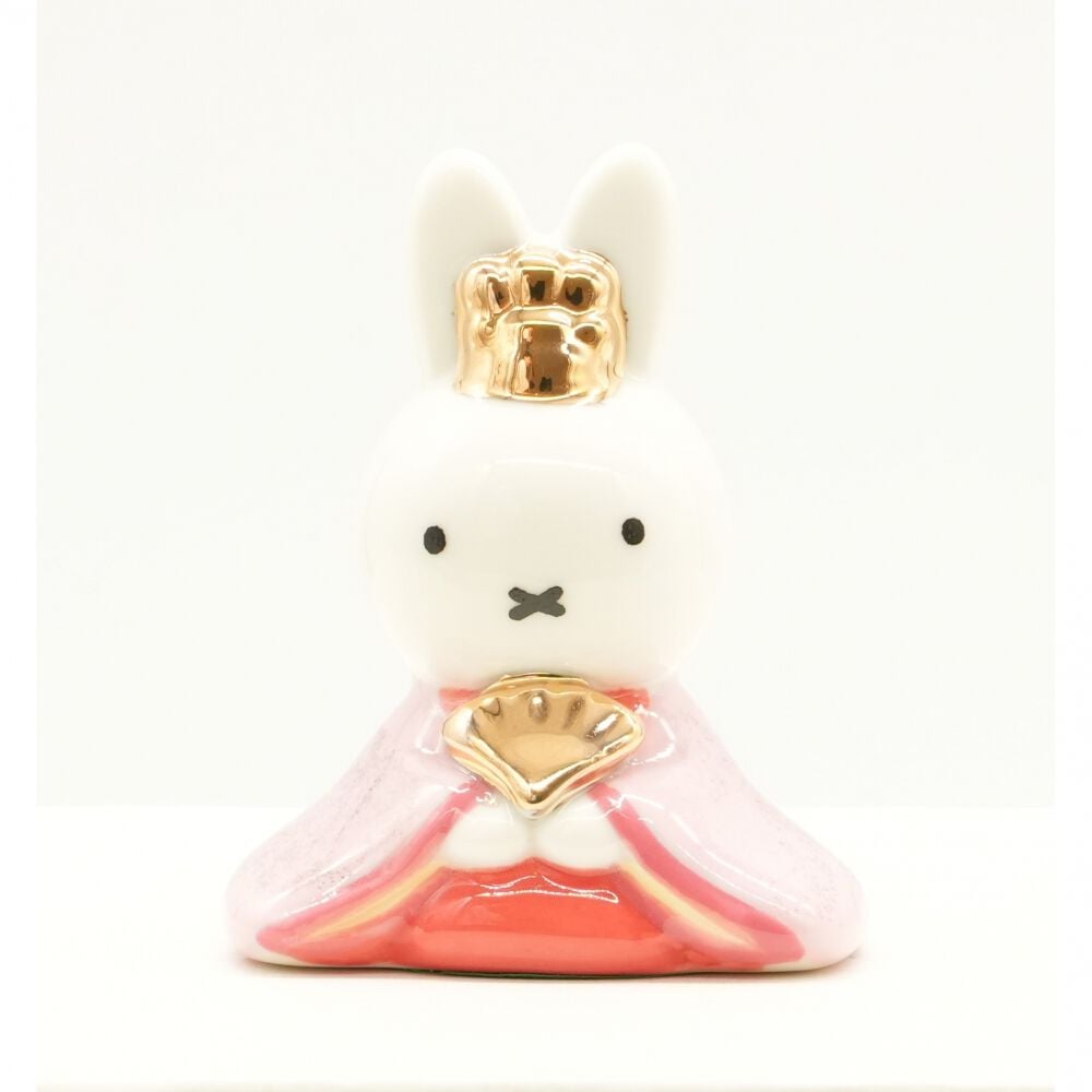 ミッフィー 磁器五人飾りひな人形（183122）雛人形 間口25cm お雛さま