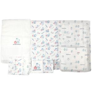 サンリオ ハンギョドン ガーゼ入浴8点セット ホワイト×フリー
