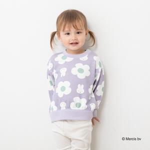 ミッフィーソウガラプリントトレーナー ラベンダー×95cm ベビーザらス限定
