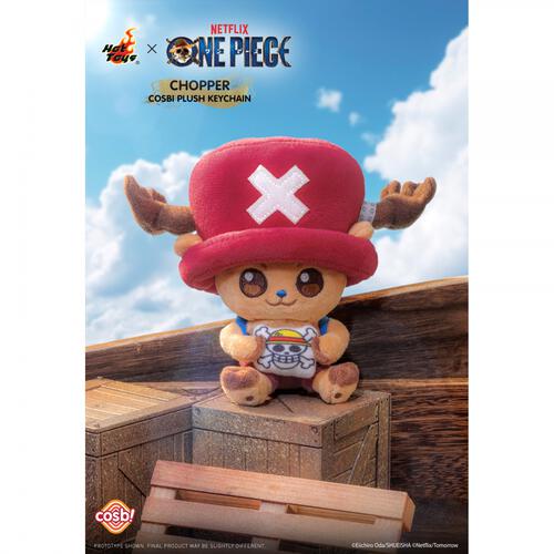 【ホットトイズ・ZAKKA】コスビ・ぬいぐるみキーチェーン Netflixシリーズ「ONE PIECE」チョッパー【種類ランダム】