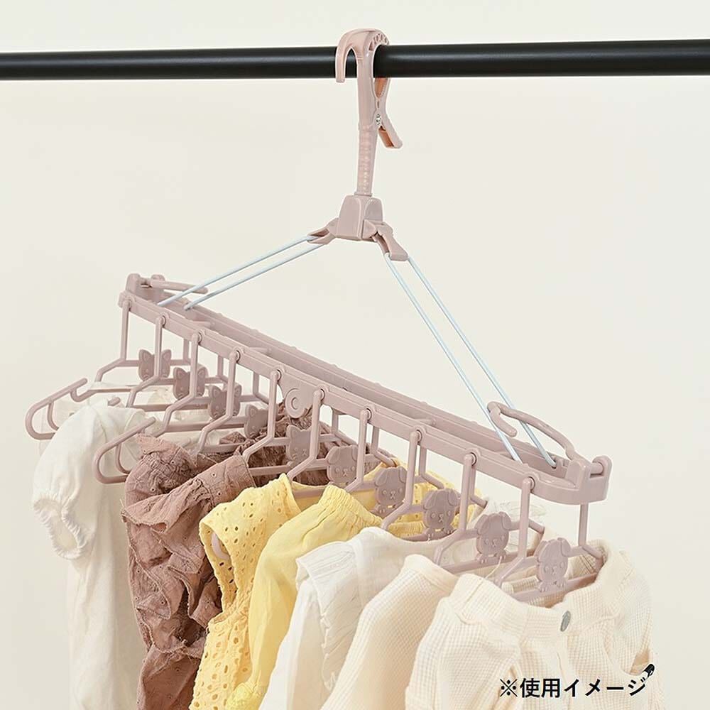 ベビーザらス限定 折畳10連ハンガー (ピンク) | マタニティ・ベビー