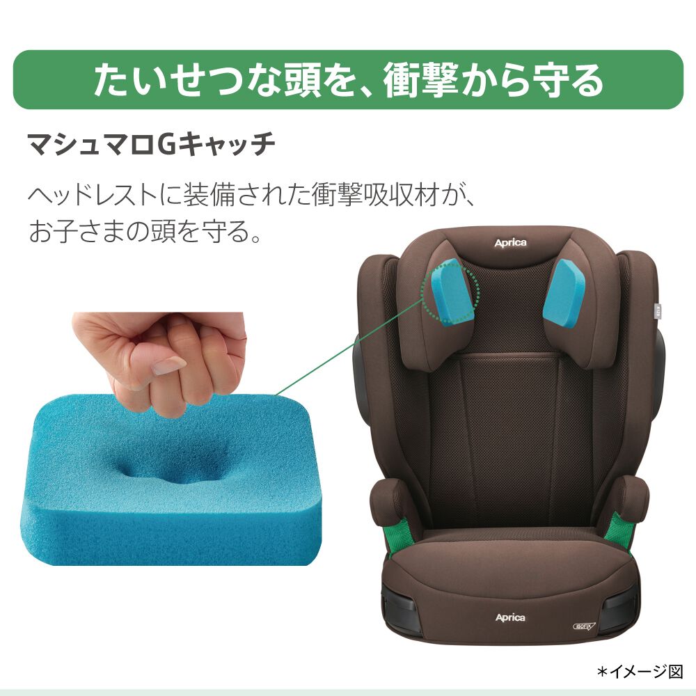 Aprica アップリカ ライドクルー ISOFIX AC（ブラック）ジュニアシート