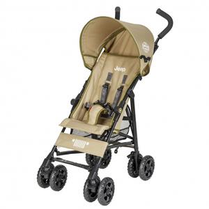Jeep ジープ J is for Jeep アドベンチャー (サンドベージュ) B型ベビーカー 背面式 前後輪3Dソフトサスペンション搭載 7ヶ月～3歳頃対応