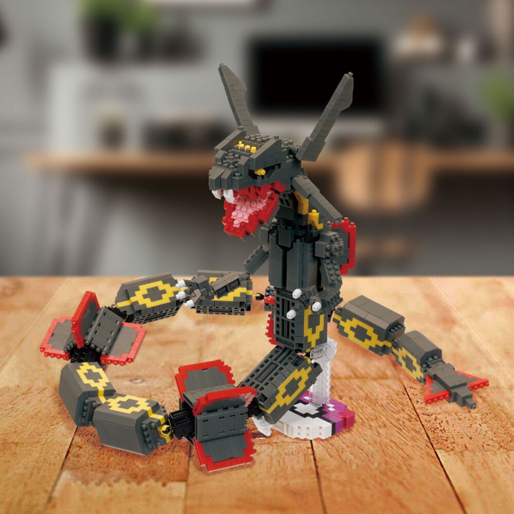ナノブロック ポケモン 黒いレックウザ エクストリームDX ギフト 誕生
