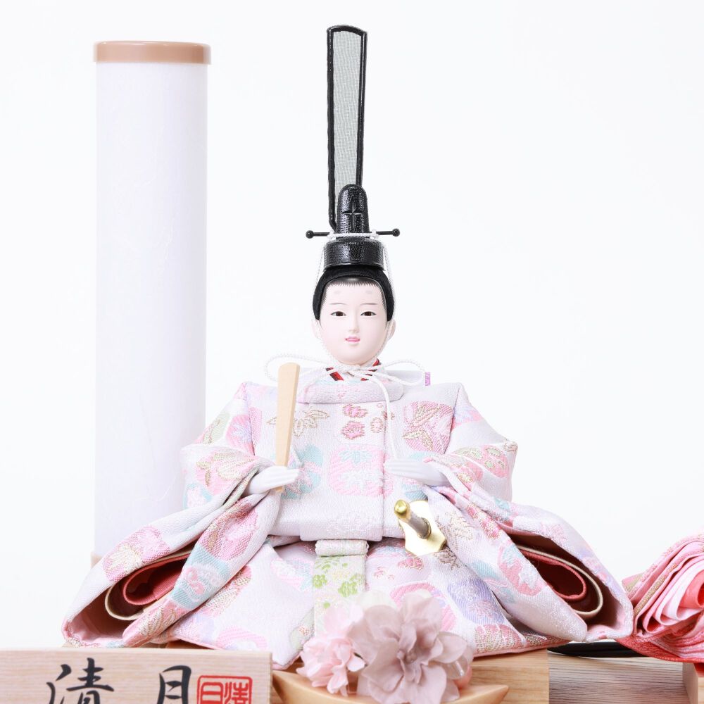 雛人形】ケース親王飾り 花尽しアクリルケース | マタニティ・ベビー