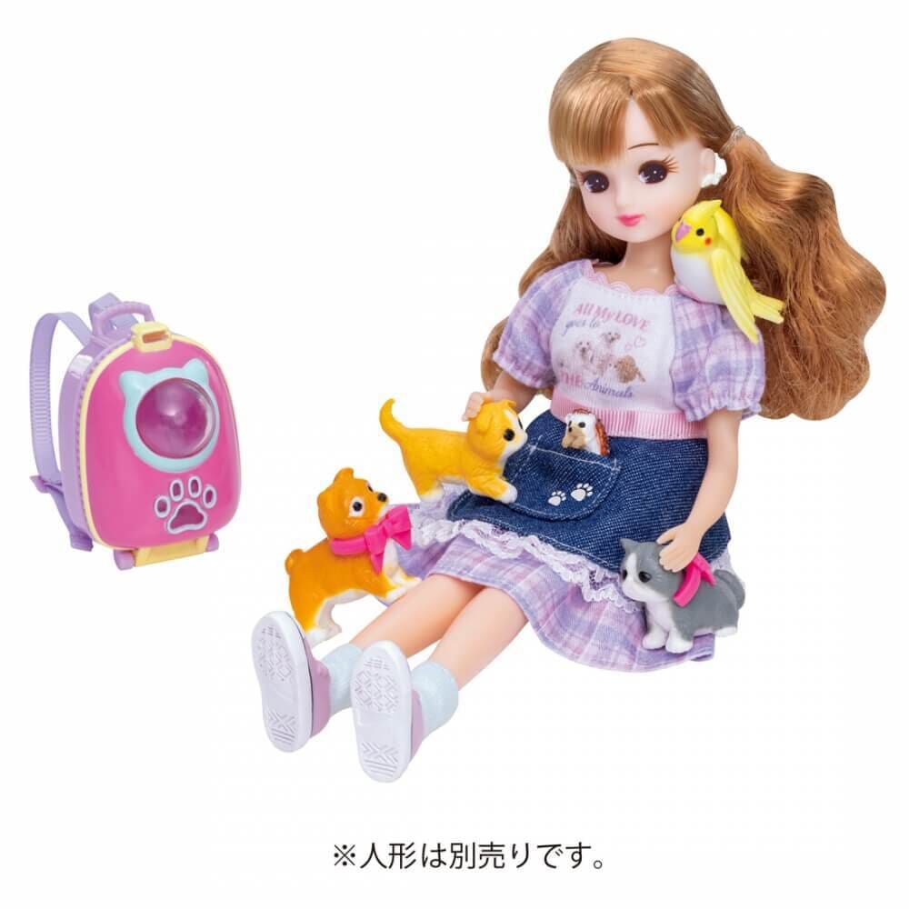 リカちゃん わんにゃんリュック＆ペットいっぱいセット | おもちゃ通販