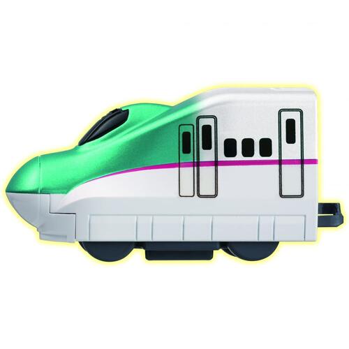 おふろDEミニカー E5系新幹線はやぶさ (グリーン/ホワイト)・E231系500番台 山手線/総武線 (シルバー/グリーン)【種類ランダム】