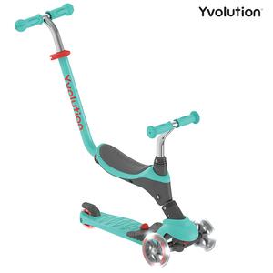 YVOLUTION YGLIDER 3in1 キックスクーター グリーン ハンドル付き 3輪 子供 2歳から8歳 トイザらス限定