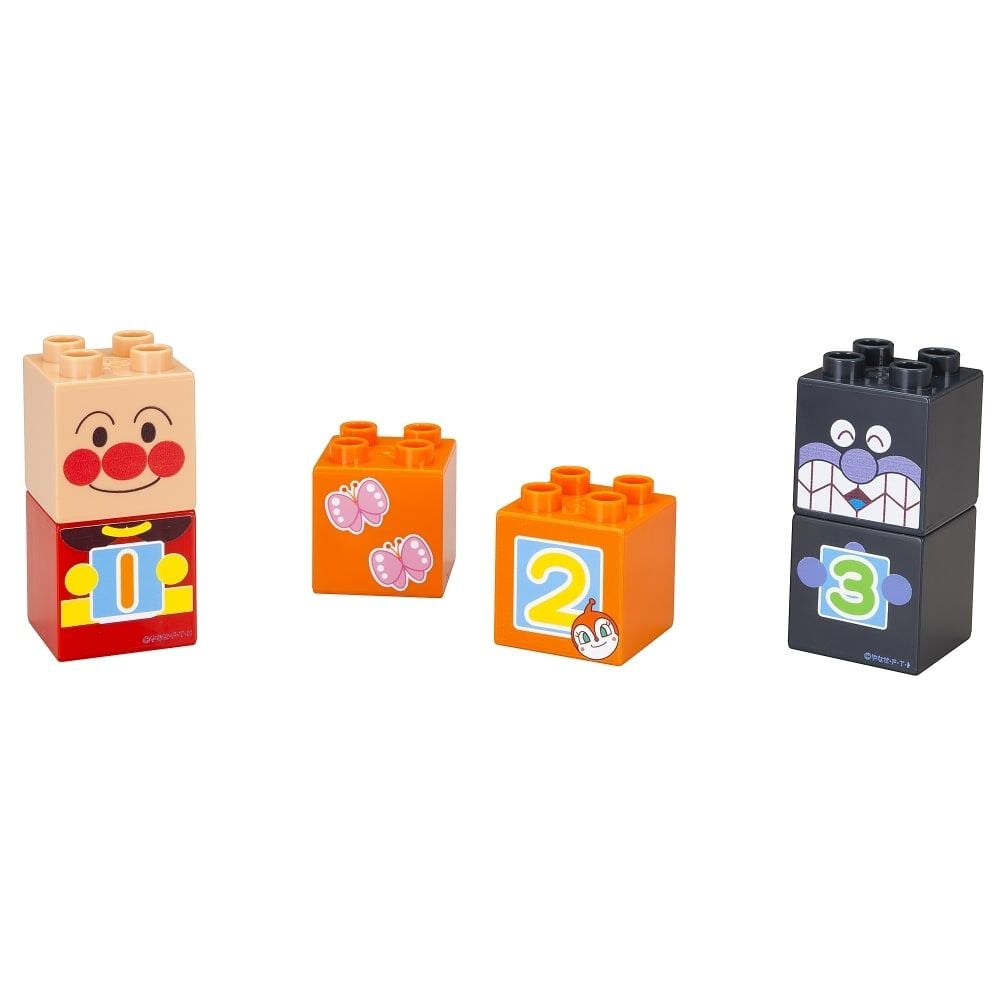 ブロックラボ SLマンと123！すうじブロックセット アンパンマン