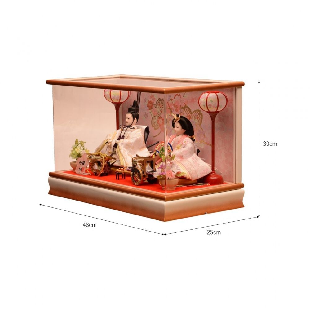 展示処分品　ケース入りひな人形 展示処分品 ケース入りひな人形