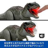 ジュラシック・ワールド スーパーアクション！ひかってほえるT-レックス クリスマスプレゼント 4歳 5歳 6歳