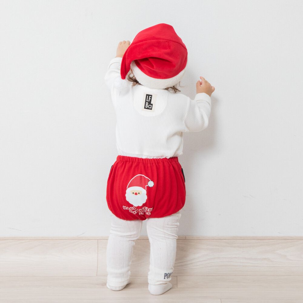 クリスマス 裏毛ブルマ キッズ コスチューム サンタクロース ベビーザ