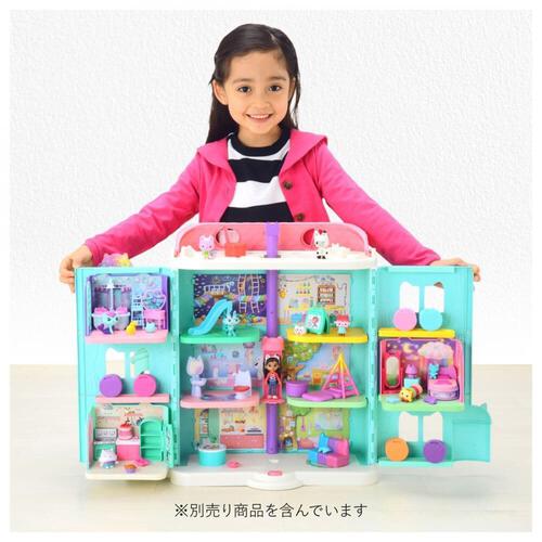 ギャビーのドールハウス ピロー・キャットのベッドルームセット