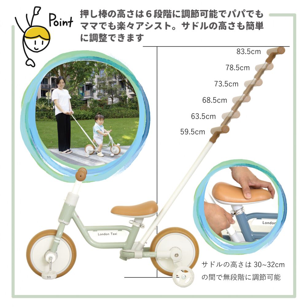 ロンドンタクシー KIDS8TB（レッド） プレゼント 1歳 2歳 3歳