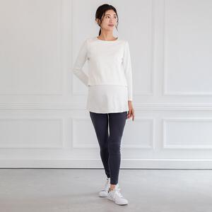 らくちんレギンス(ミディアムブルー×L)