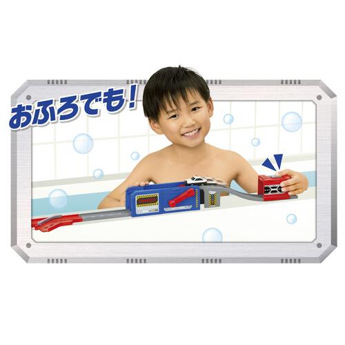 おふろDEミニカー 緊急出動！パトカー＆シューターセット 220系トヨタクラウンパトロールカー 誕生日 プレゼント ギフト 3歳 4歳 5歳