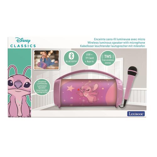 スティッチ＆エンジェル ライトアップスピーカー＆マイク トイザらス限定 クリスマスプレゼント 6歳 7歳 8歳