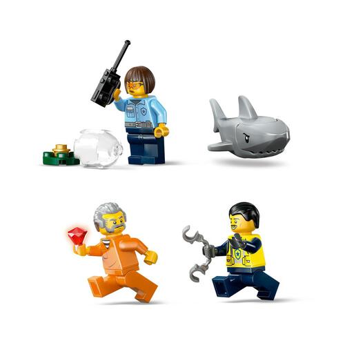 レゴ LEGO シティ 60456 ポリスボートチェイス クリスマスプレゼント 6歳 7歳 8歳