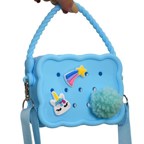 チャームでカスタマイズ ミニ2WAYバッグ ブルー トイザらス限定 クリスマスプレゼント 3歳 4歳 5歳