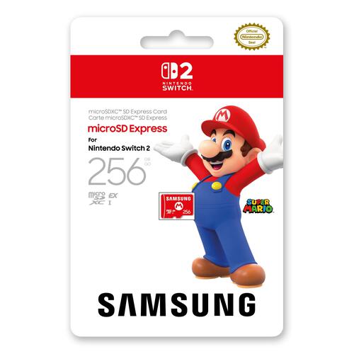 【Nintendo Switch 2】Samsung microSD Express Card 256GB for Nintendo Switch 2 サムスン マイクロSDカード エクスプレス