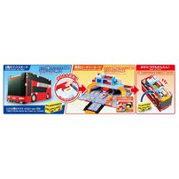 【予約受付商品】トミカビークルタウン ビッグに変形 2階だてバスロータリー（トミカ付き）【出荷予定日：2026年4月18日】