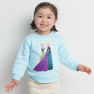 Disney ディズニー アナと雪の女王 長袖デイリートレーナー 起毛 ライトブルー&times;95cm ベビーザらス限定