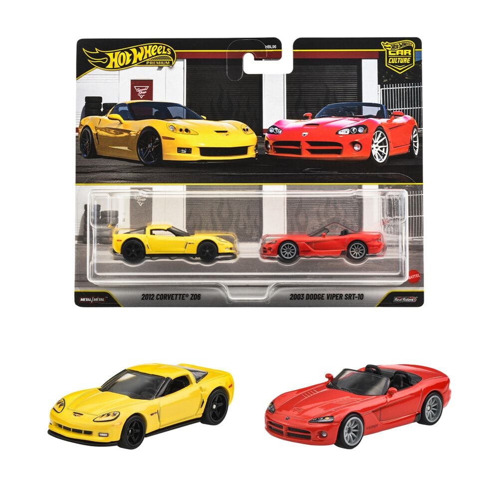 予約受付商品】ホットウィール プレミアム2パック 2012 コルベット Z06