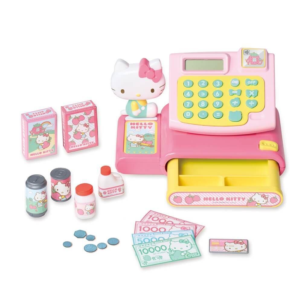 完動品 キティちゃん おもちゃレジ ＆ フラッシュカメラ 送料込み 